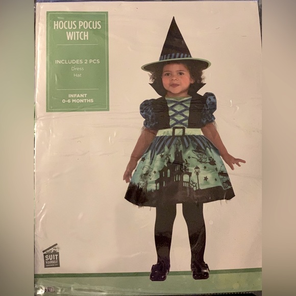 Infants Hocus Pocus Dress 0-6 months - Picture 1 of 2